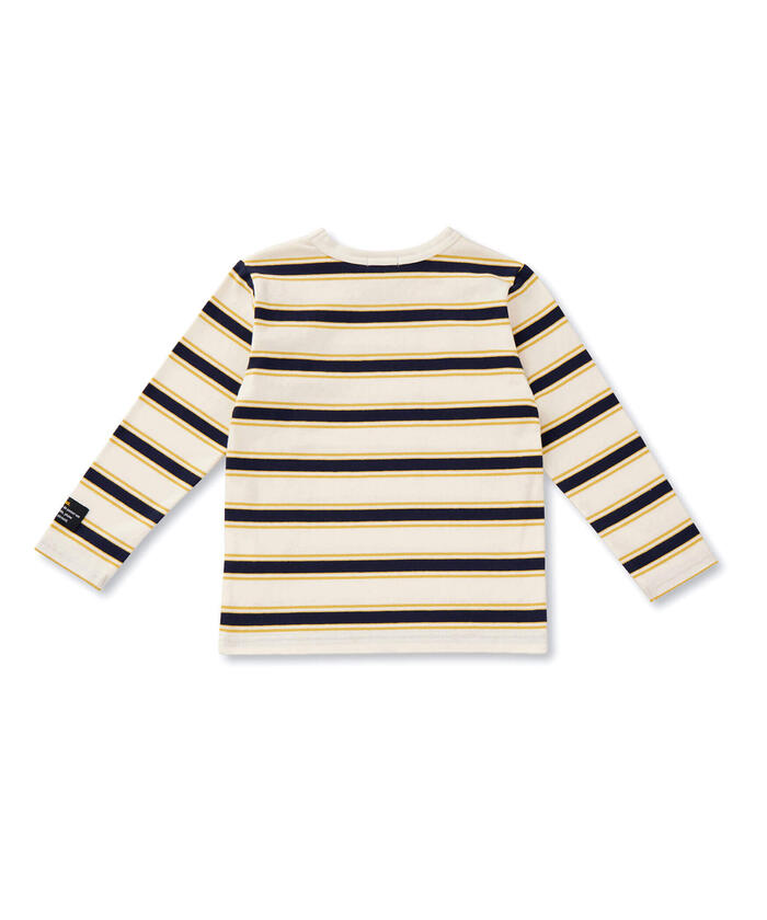 BeBe Side Pocket Short Sleeve T-Shirt + Striped Long Sleeve T-Shirt Set