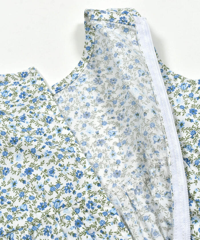 BeBe Loan Floral Jumper Skirt + Collared Long Sleeve T-Shirt Set