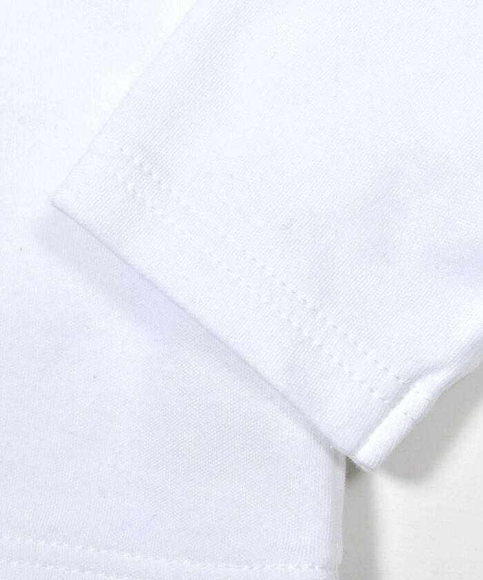 ベベ BeBe エッフェル塔プリントスカラップTシャツ