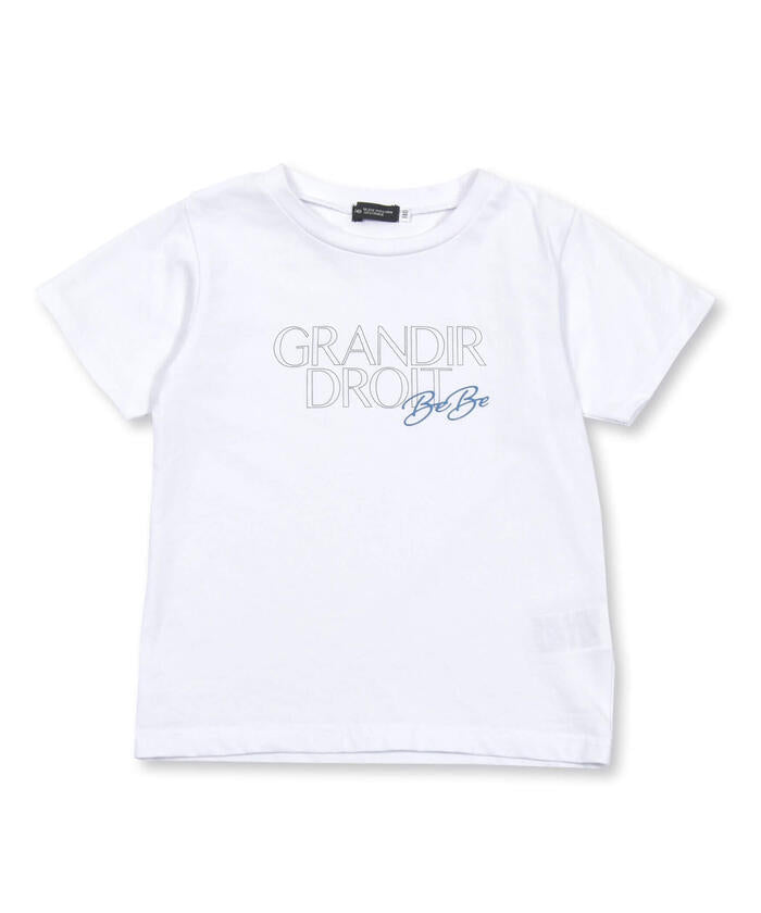 ベベ BeBe ジップカーディガン+半袖ロゴTシャツボーイズSET