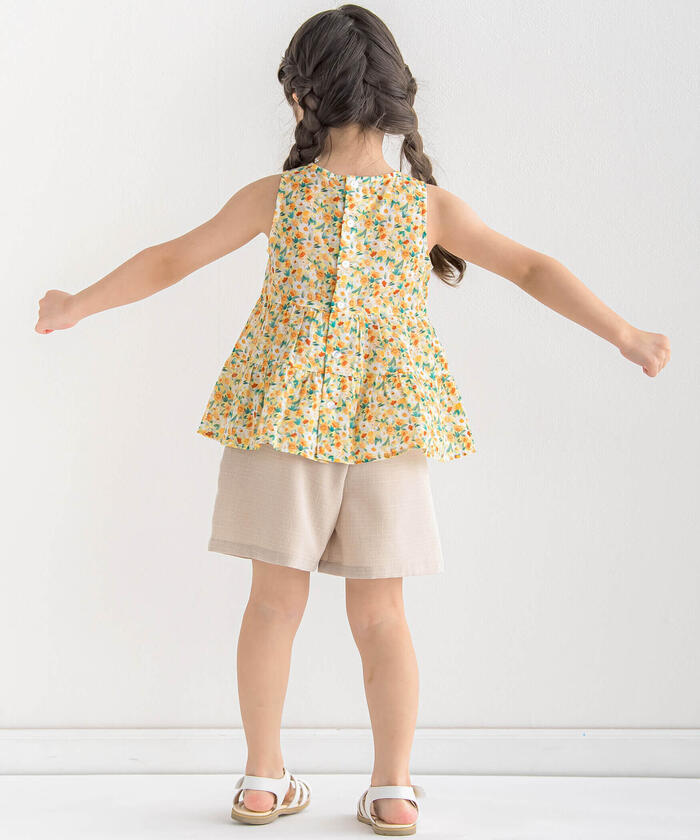BeBe 【Matching】【DEVEAUX】Graphic Tiered Blouse