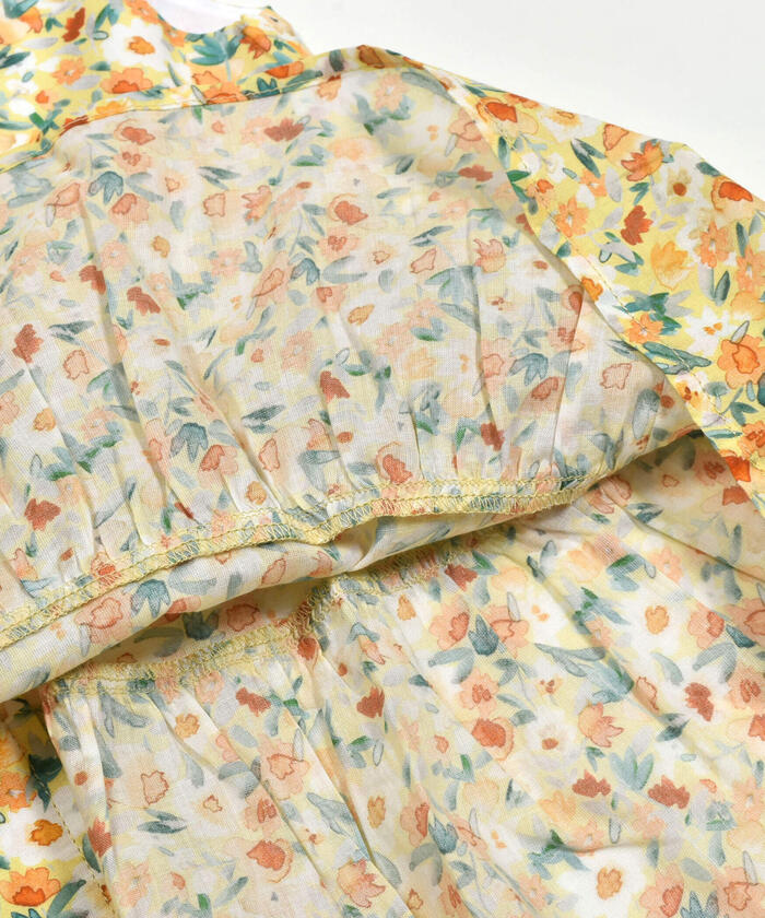 BeBe 【Matching】【DEVEAUX】Graphic Tiered Blouse