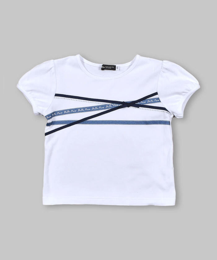 BeBe Ribbon Print T-Shirt