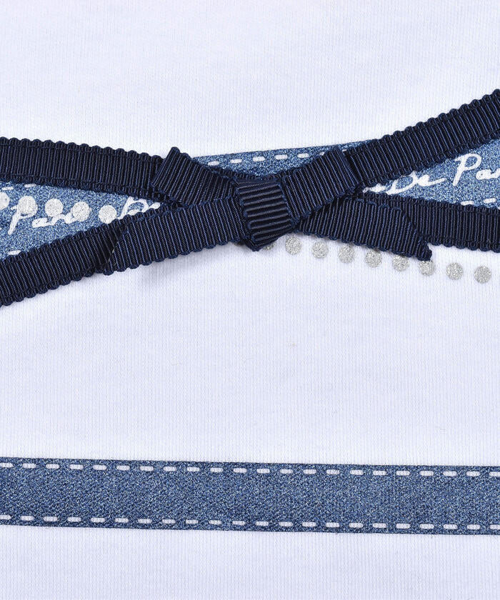 BeBe Ribbon Print T-Shirt