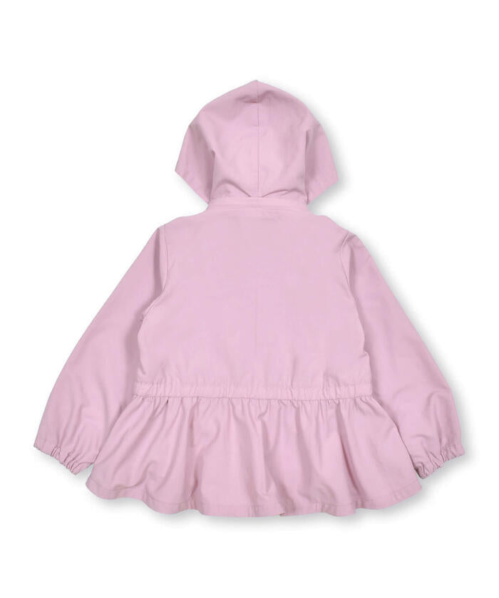 BeBe 【Water-Repellent Finish】 Peplum Frill Taffeta Blouson