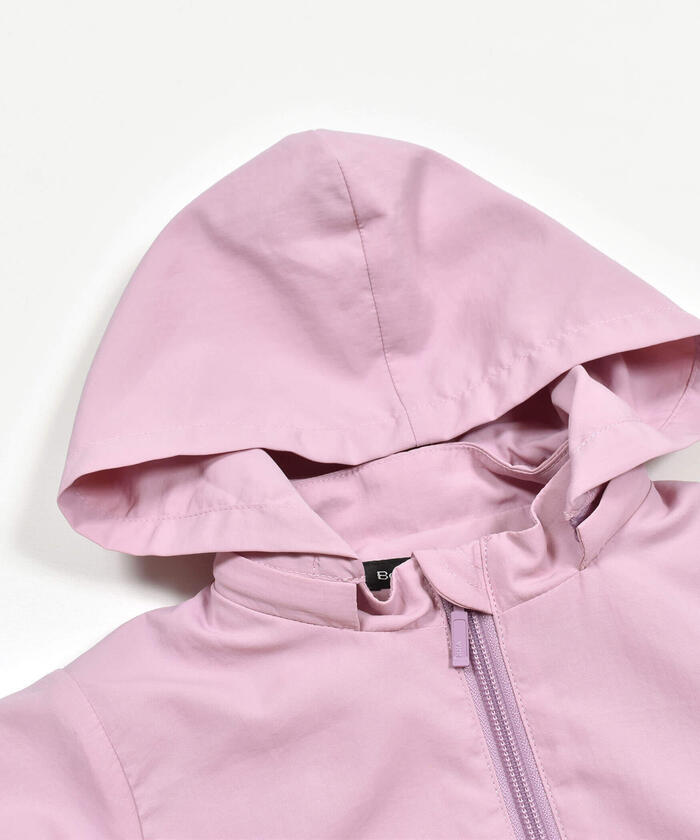 BeBe 【Water-Repellent Finish】 Peplum Frill Taffeta Blouson