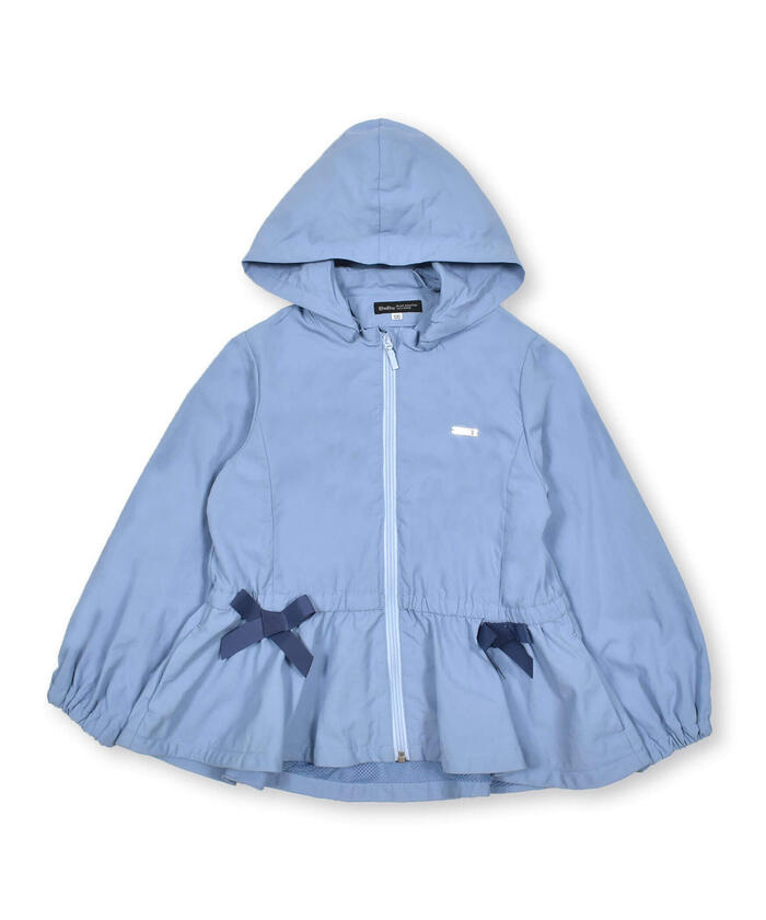 BeBe 【Water-Repellent Finish】 Peplum Frill Taffeta Blouson