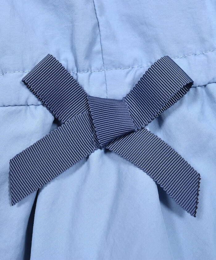 BeBe 【Water-Repellent Finish】 Peplum Frill Taffeta Blouson