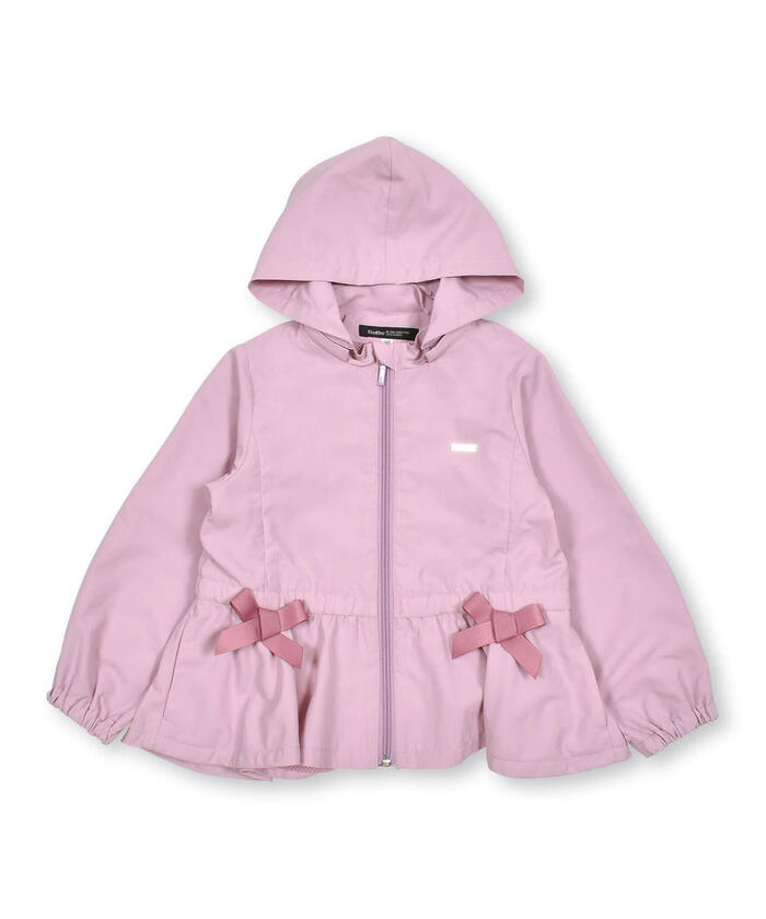 BeBe 【Water-Repellent Finish】 Peplum Frill Taffeta Blouson