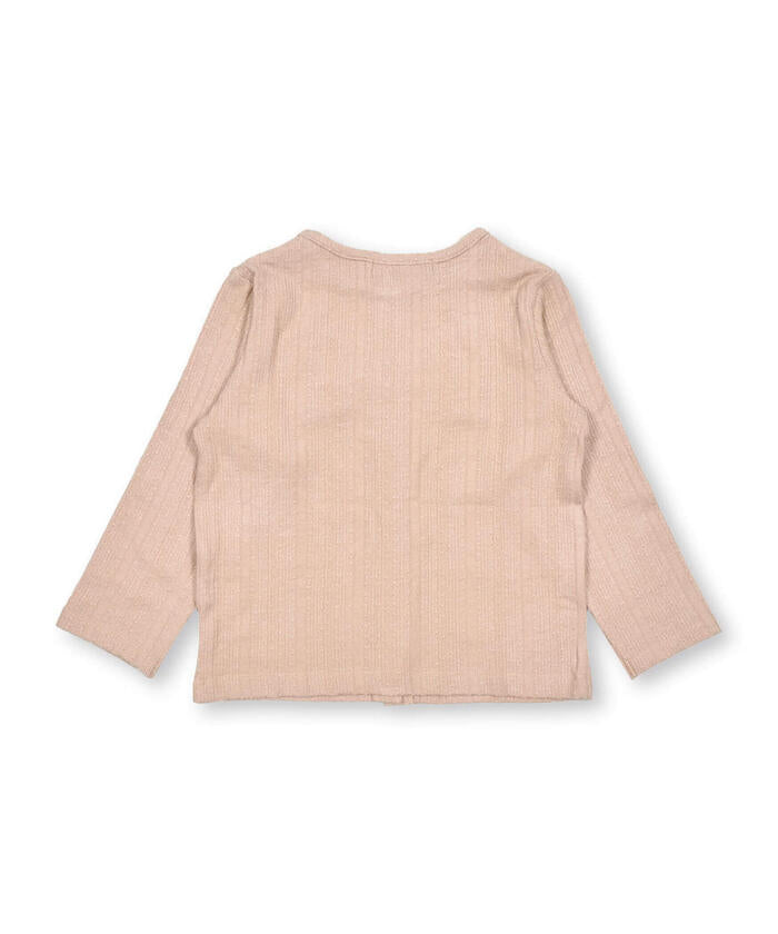 ベベ プチ ポワ ヴェール BeBe Petits Pois Vert 【店舗限定】ニット風リボンカーディガン