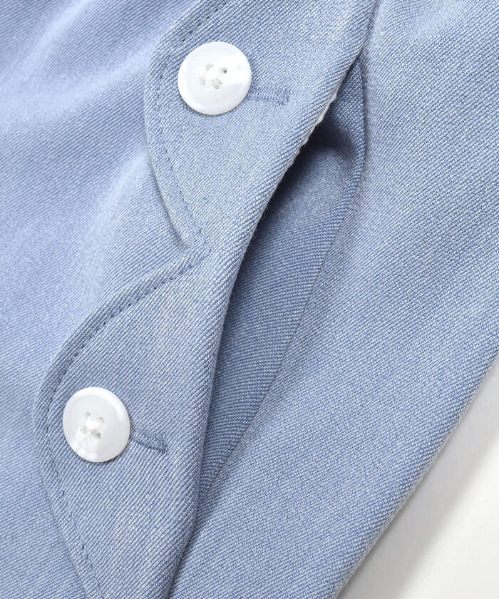 ベベ プチ ポワ ヴェール BeBe Petits Pois Vert スカラップギャバジンキュロットパンツ