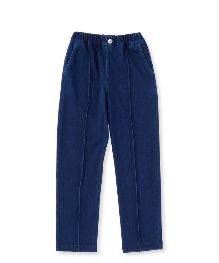 貝貝 小豌豆綠 BeBe Petits Pois Vert 【店鋪限定】前摺接合牛仔褲