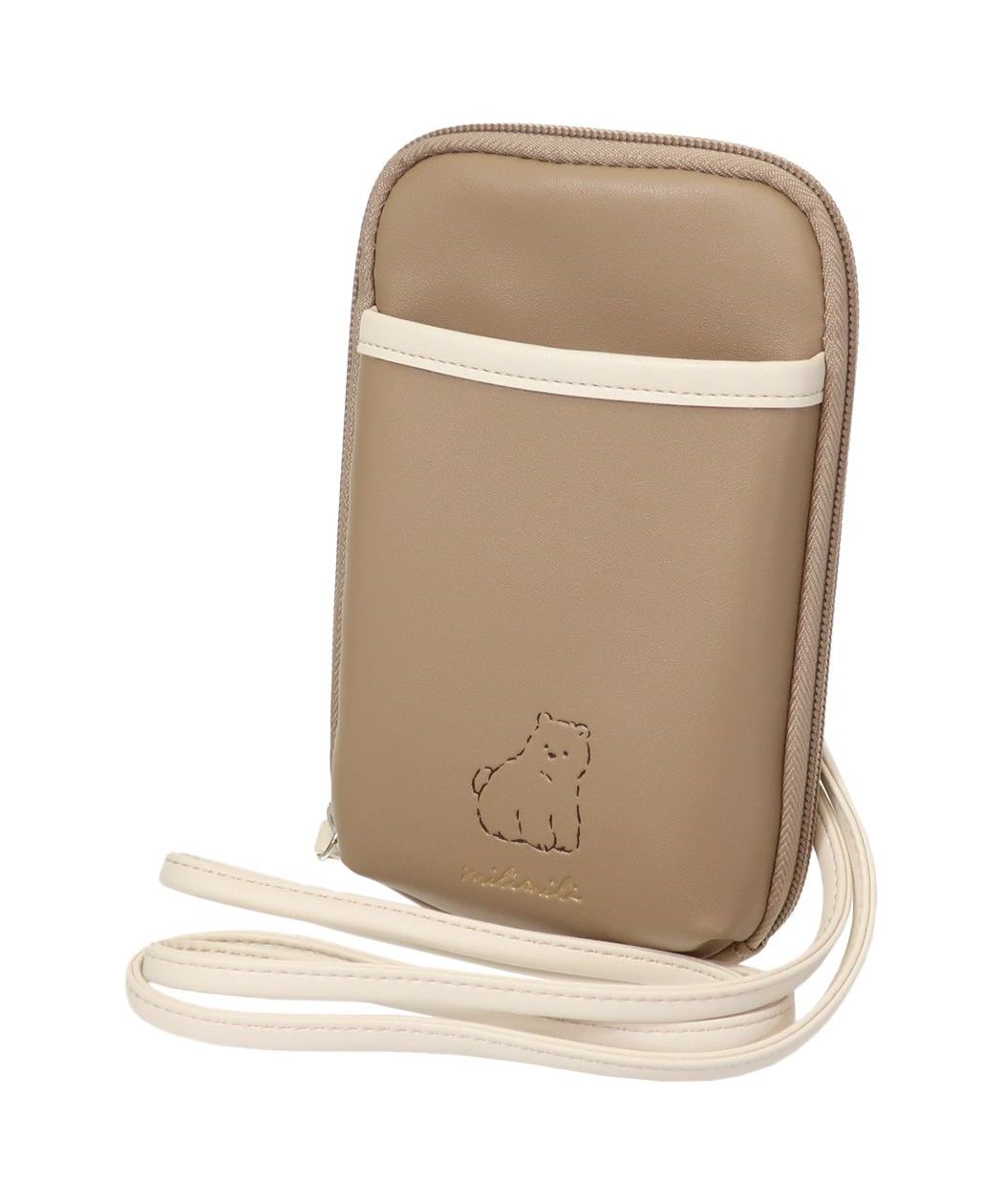 シネマコレクション cinemacollection ミリミリ milimili スマホポーチ スマホポーチショルダー クマ アニマル クーリア マルチショルダーポーチ 多機能小物入れ かわいい グッズ  （メーカー指定色） メーカー指定色