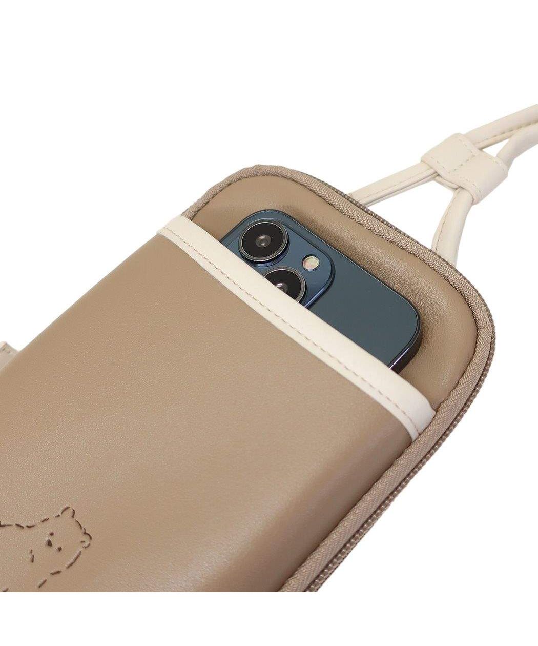 シネマコレクション cinemacollection ミリミリ milimili スマホポーチ スマホポーチショルダー クマ アニマル クーリア マルチショルダーポーチ 多機能小物入れ かわいい グッズ  （メーカー指定色） メーカー指定色