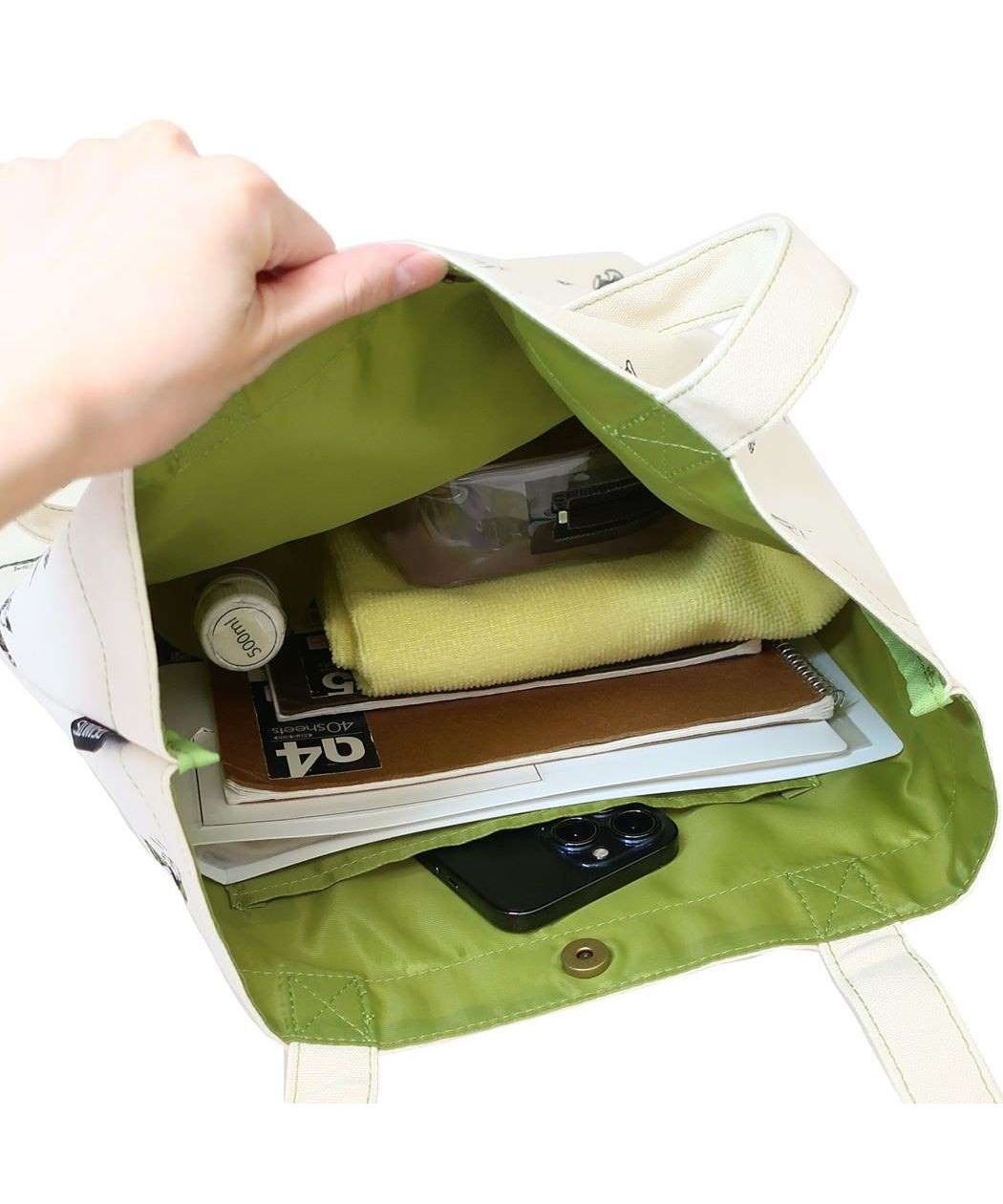 シネマコレクション cinemacollection スヌーピー トートバッグ スクエアトート Nature ピーナッツ ナカジマ 手提げかばん キャラクター グッズ  （メーカー指定色） メーカー指定色