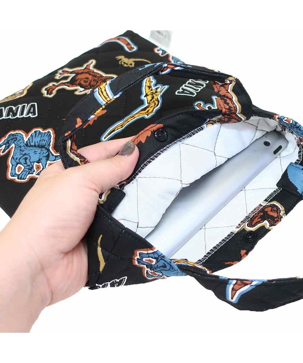 シネマコレクション cinemacollection アニア タブレットケース キルトマルチケース クロ 恐竜 マルヨシ 新学期準備雑貨 幼稚園 小学生 キャラクター グッズ  （メーカー指定色） メーカー指定色