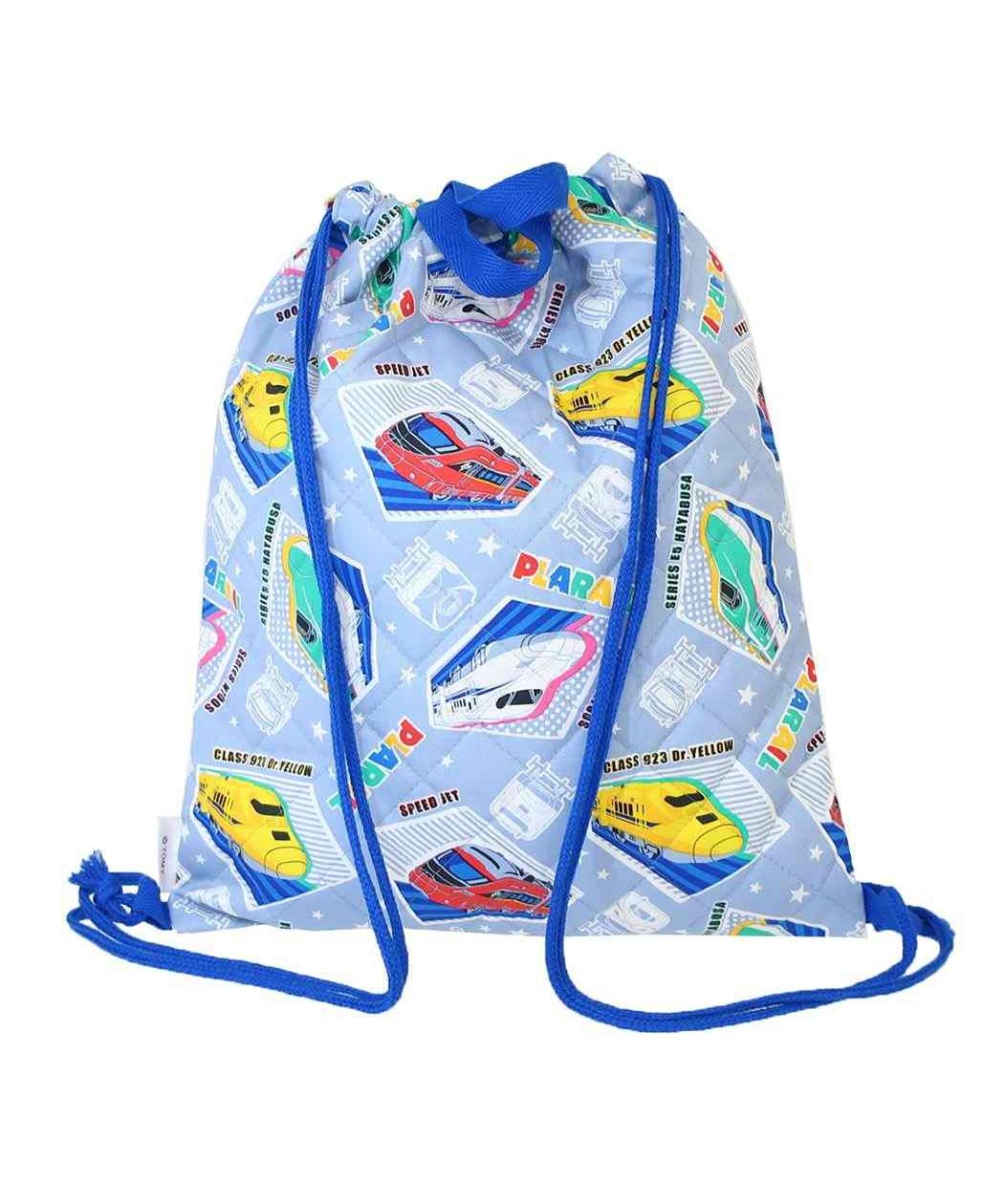 シネマコレクション cinemacollection プラレール ナップサック キルトナップサック サックス 鉄道 マルヨシ 新入園 新入学 新学期準備雑貨 グッズ  （メーカー指定色） メーカー指定色