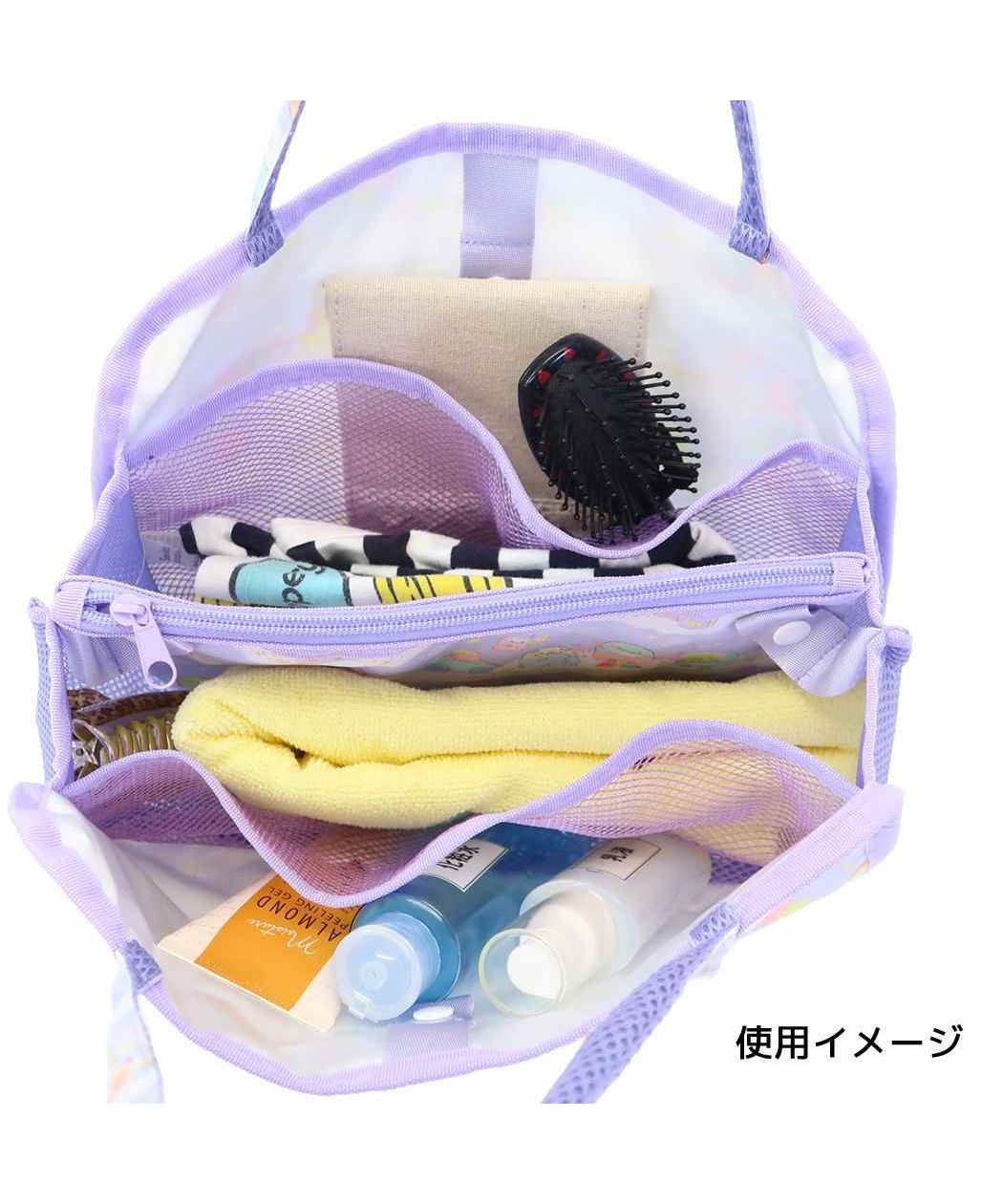 シネマコレクション cinemacollection すみっコぐらし ミニバッグ スパバッグ もぐらのおうち サンエックス アートウエルド ミニトート お風呂かばん 旅行 トラベル キャラクター グッズ  （メーカー指定色） メーカー指定色