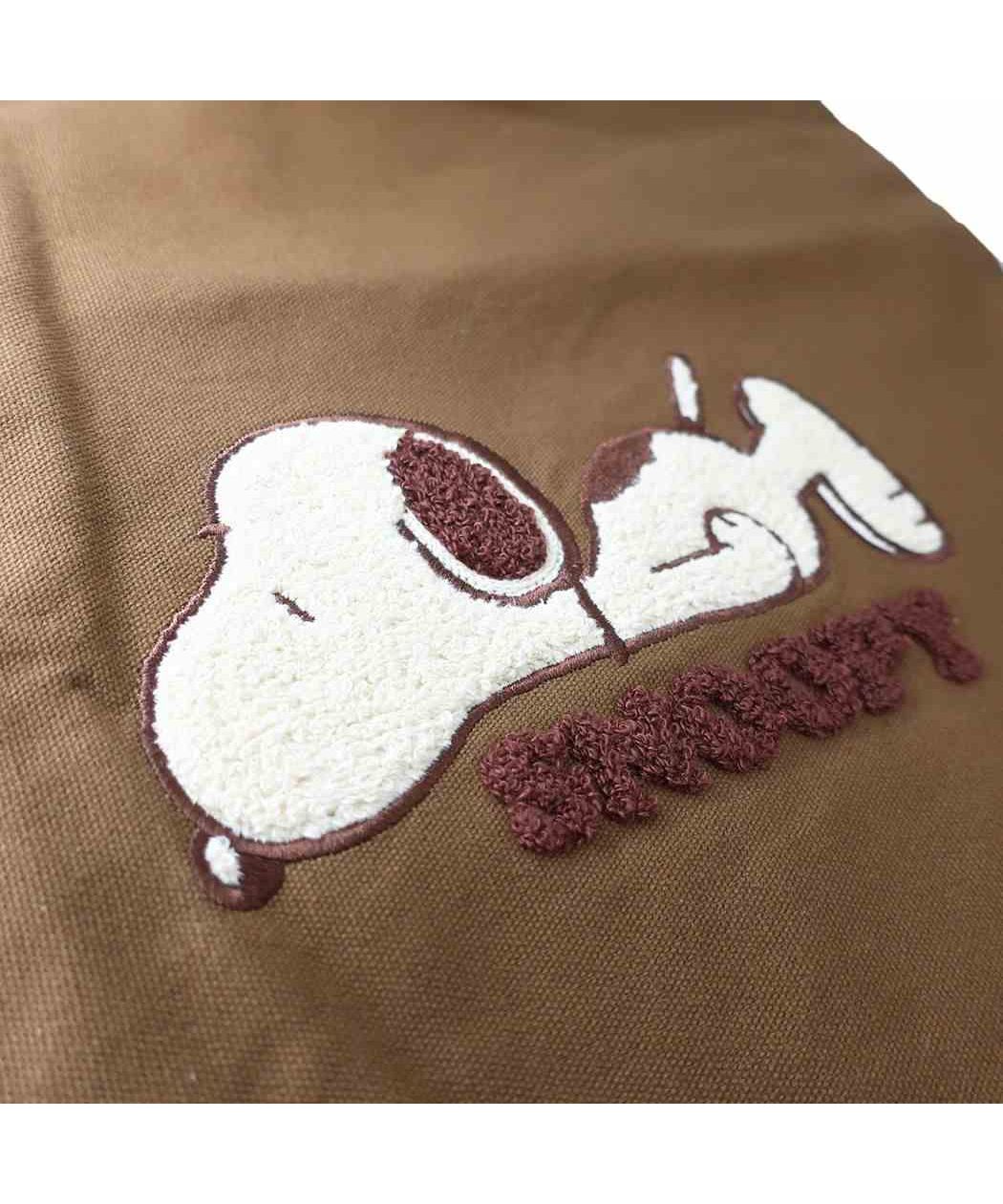 シネマコレクション cinemacollection スヌーピー トートバッグ スクエアトート サガラキャンバス モカ ピーナッツ ナカジマ 手提げかばん キャラクター グッズ  （メーカー指定色） メーカー指定色