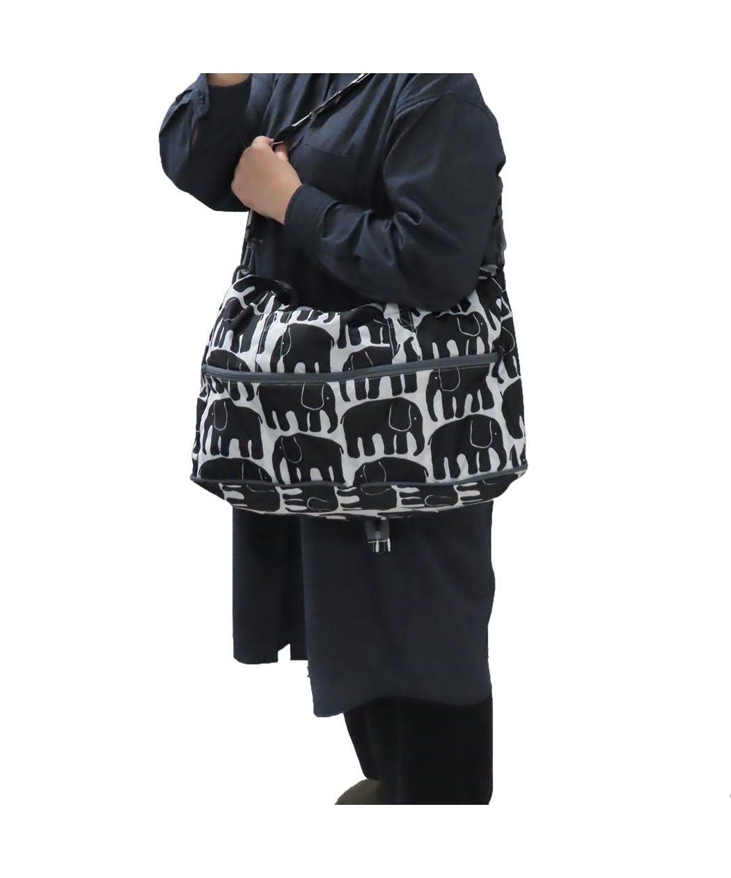 シネマコレクション cinemacollection フィンレイソン[旅行かばん]エコボストンバッグ   （ブルーエレファンティボストン） ブルーエレファンティボストン