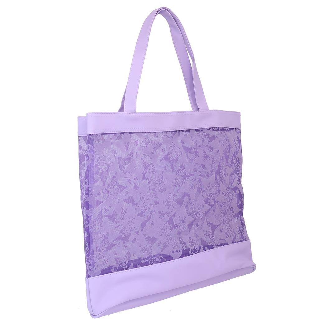 シネマコレクション cinemacollection クロミ トートバッグ チュールフロッキートートL サンリオ アイプランニング 手提げかばん 鞄 キャラクター グッズ  （メーカー指定色） メーカー指定色