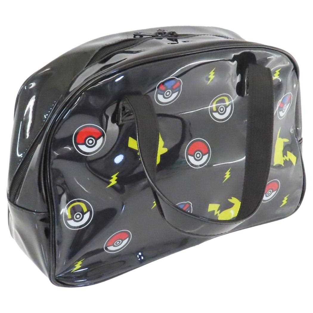 シネマコレクション cinemacollection ポケットモンスター プールバッグ ボストンバッグ クロ モンスターボール ポケモン マルヨシ ビーチバッグ 海プール サマーレジャー用品 キャラクター グッズ