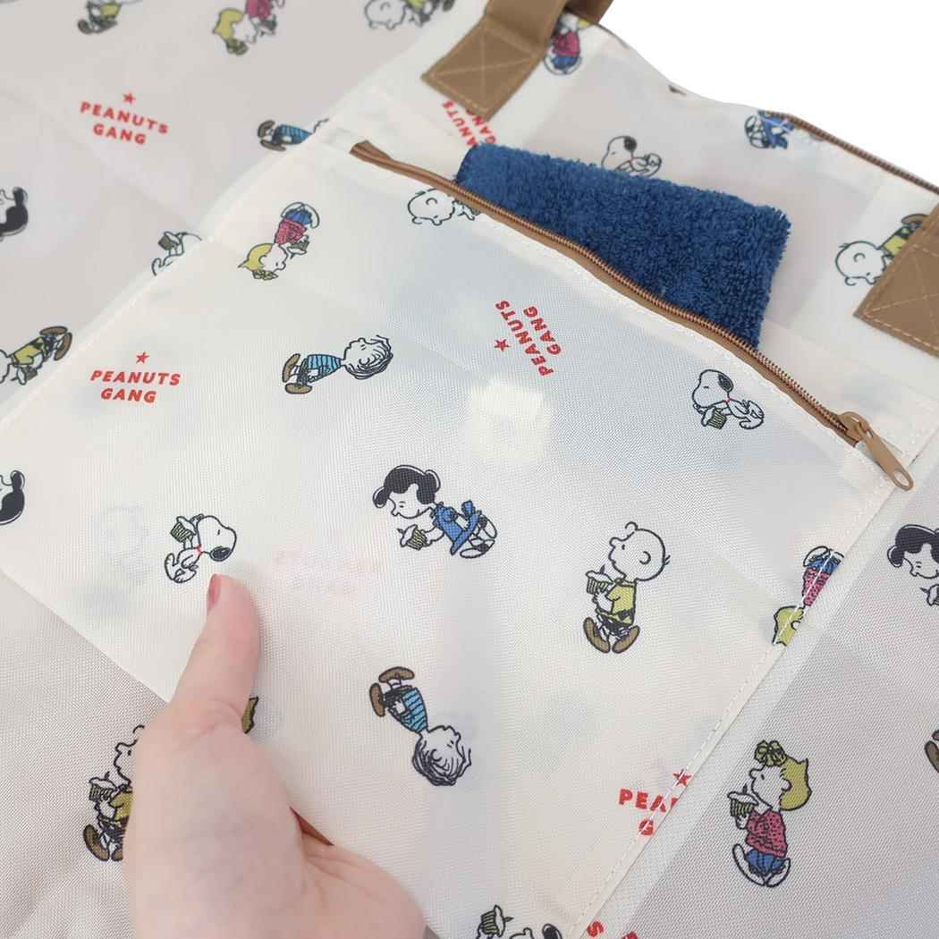 Cinema Collection cinemacollection Snoopy Travel Bag Foldable Boston Bag Cupcake PEANUTS Kamio Japan Compact Travel Training Character Goods