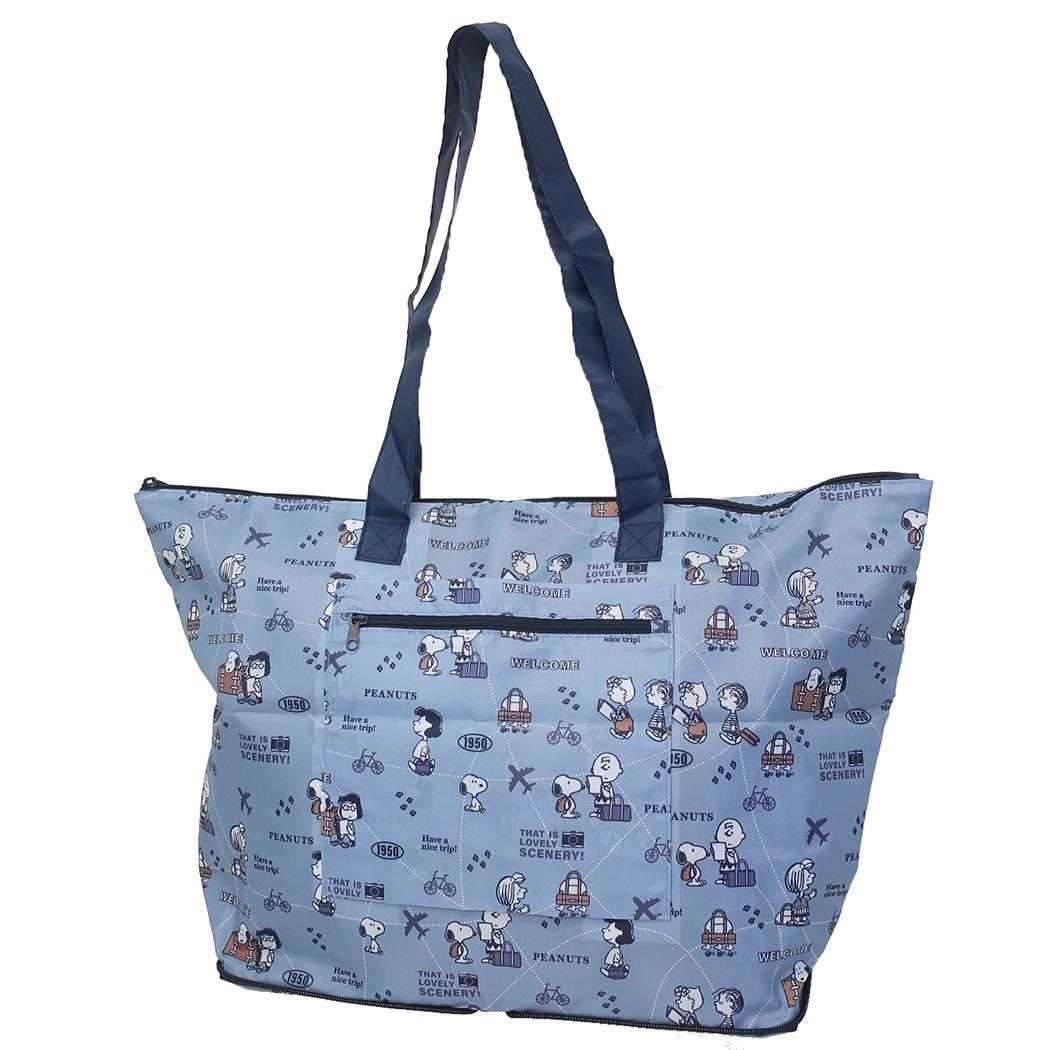 Cinema Collection cinemacollection Snoopy Travel Bag Folding Boston Bag Have a nice trip PEANUTS Kamio Japan Compact Travel Training Character Goods
