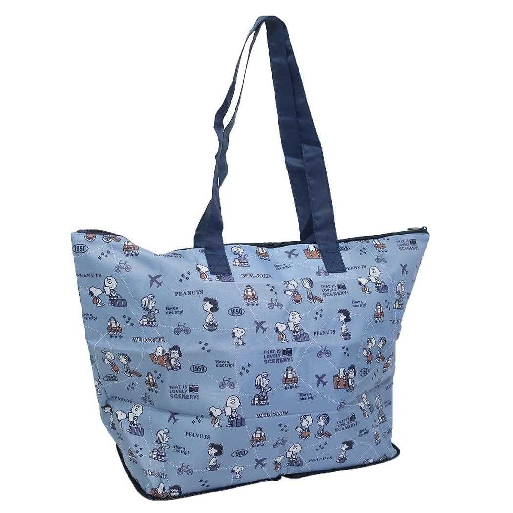 Cinema Collection cinemacollection Snoopy Travel Bag Folding Boston Bag Have a nice trip PEANUTS Kamio Japan Compact Travel Training Character Goods