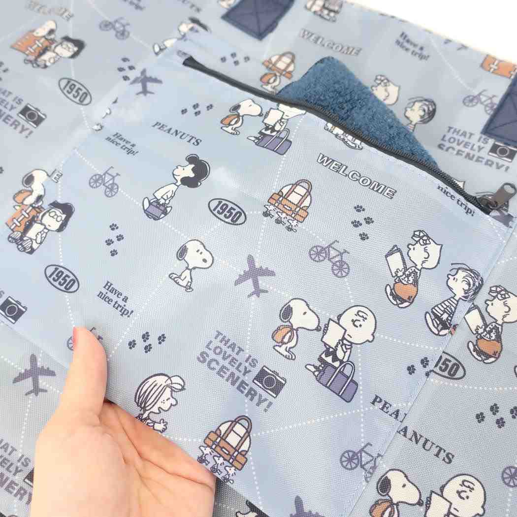 Cinema Collection cinemacollection Snoopy Travel Bag Folding Boston Bag Have a nice trip PEANUTS Kamio Japan Compact Travel Training Character Goods