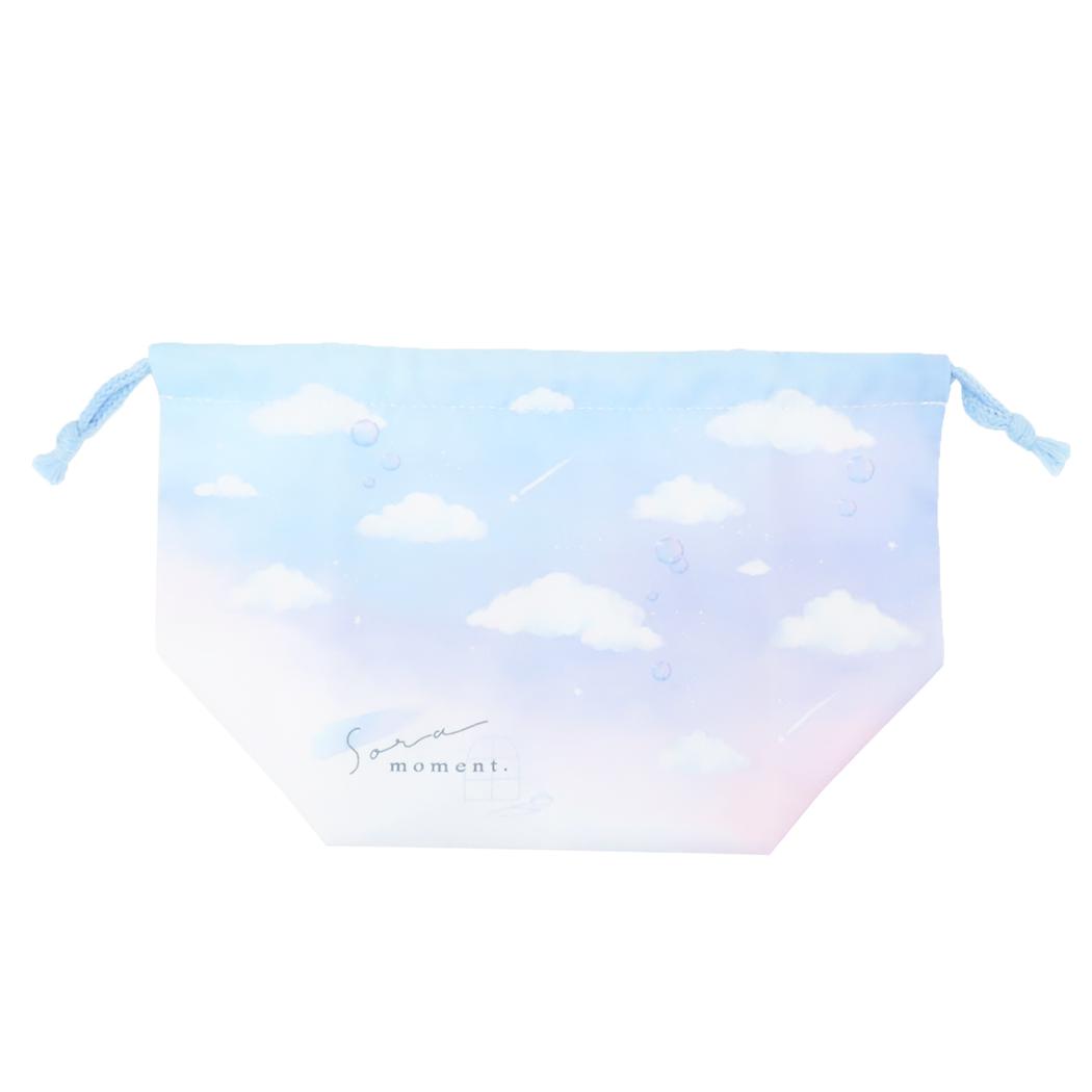 Cinema Collection cinemacollection SORA MOMENT Lunch Drawstring Pouch Bento Kinchaku Pouch New School Year Kamio Japan Antibacterial New Semester Preparation Girl's Goods