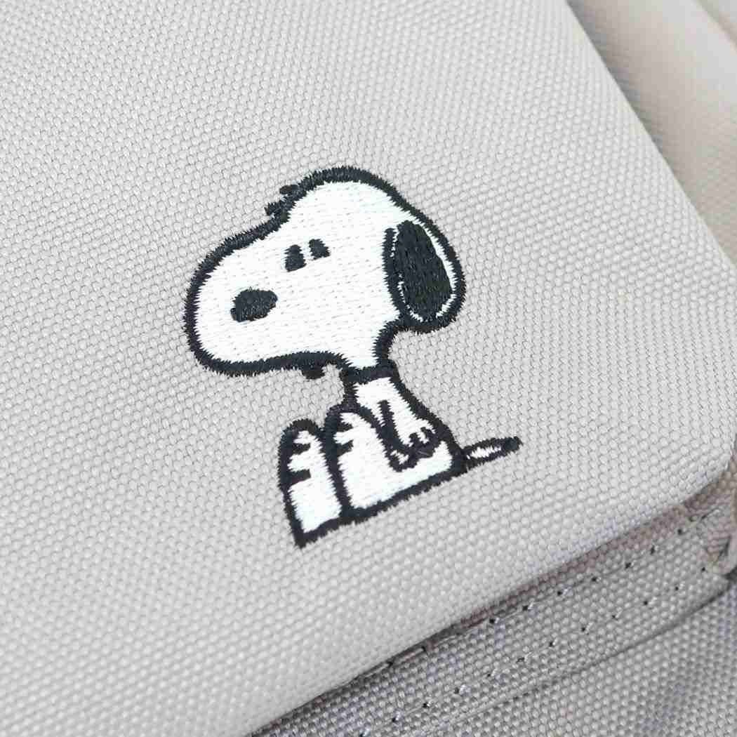 Cinema Collection cinemacollection Snoopy Boston Bag PEANUTS Travel Bag Character One Point Embroidery Series GY Sitting Snoopy
