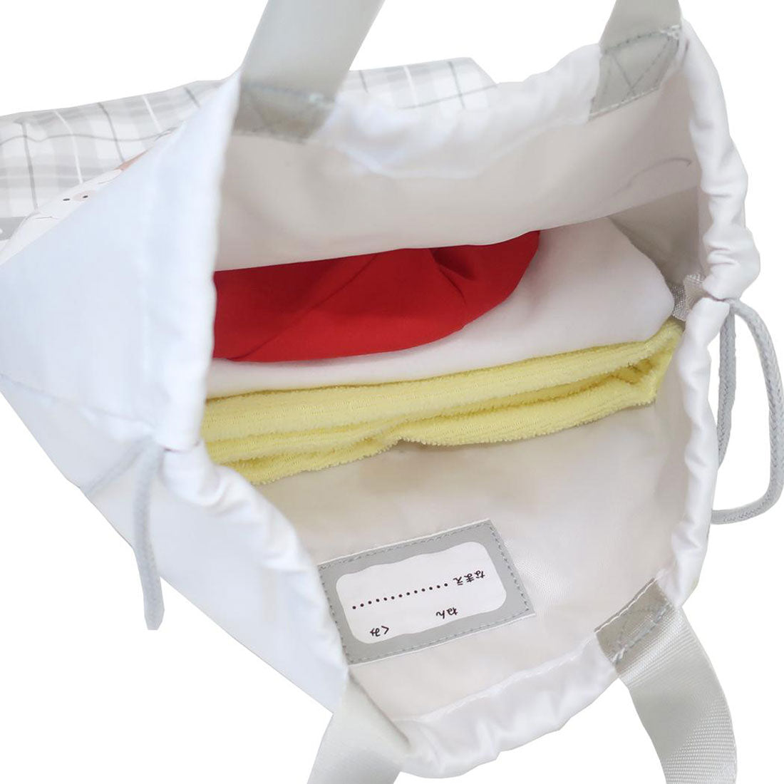 シネマコレクション cinemacollection ナップサック 体操服BAG まったりもこ 新入学 クーリア 新学期準備雑貨 体操服バッグ 女の子 グッズ グレー