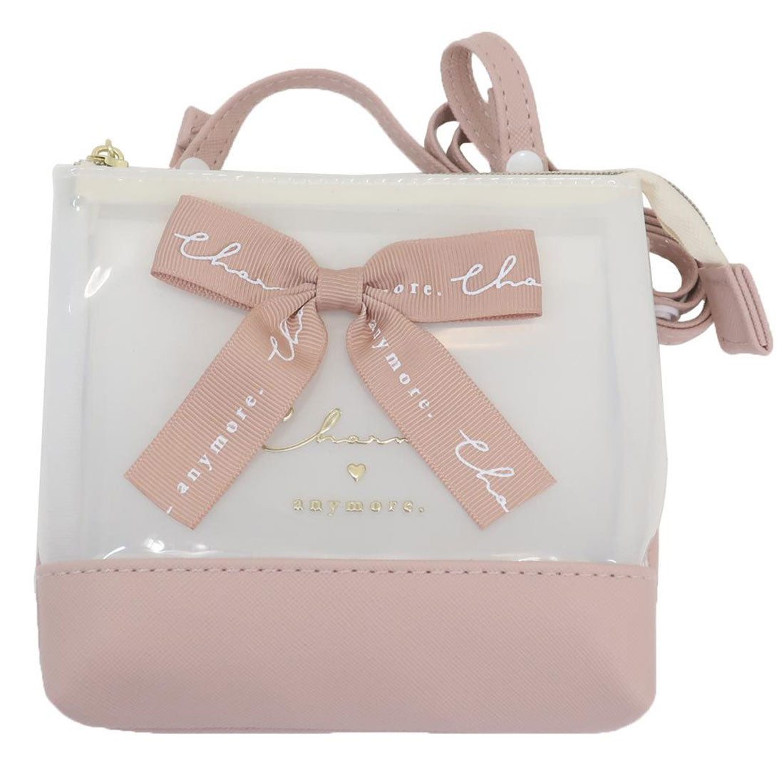 シネマコレクション cinemacollection クリップポケット マイリボンマルチポッケ ピンクベージュ クーリア クリップポーチ キッズポーチ 女の子 グッズ ピンク