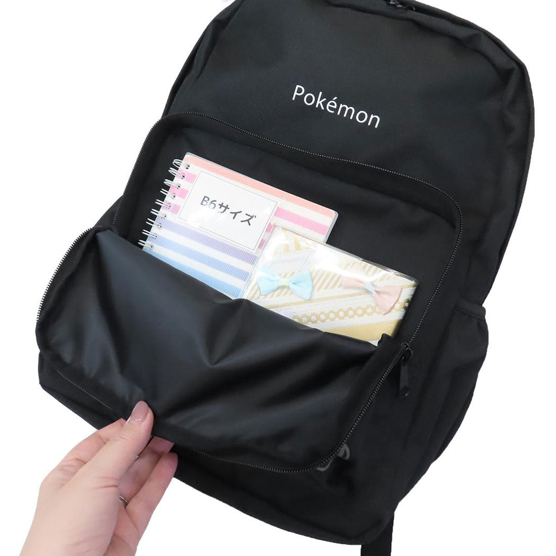 シネマコレクション cinemacollection ポケットモンスター キッズリュック 22Lリュック クロ モンスターボール ポケモン マルヨシ 子供用かばん キャラクター グッズ ブラック