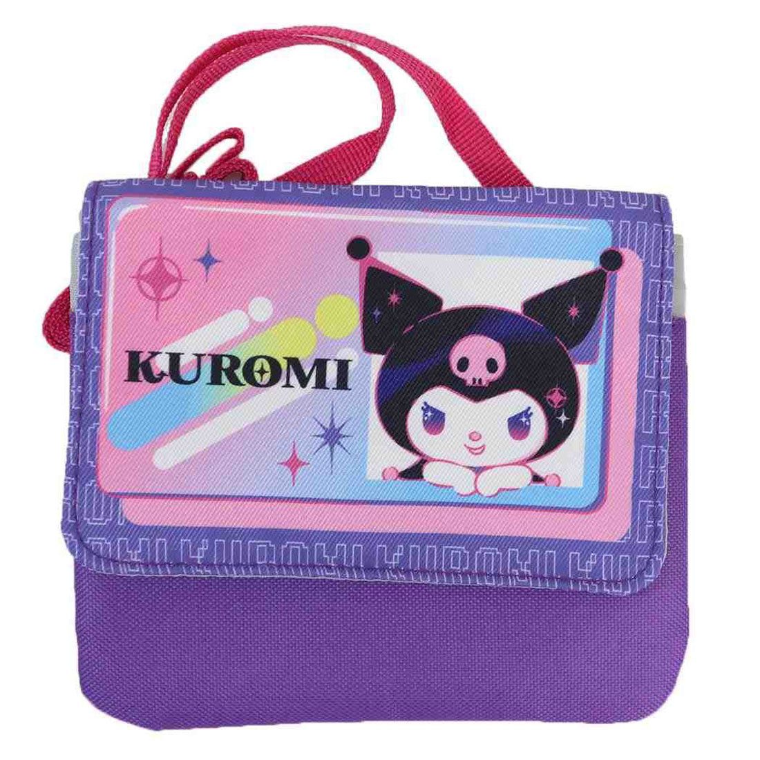 シネマコレクション cinemacollection クロミ クリップポケット クリップポケットショルダー付き パープル サンリオ マルヨシ 子供用ポーチ キッズポーチ キャラクター グッズ 他