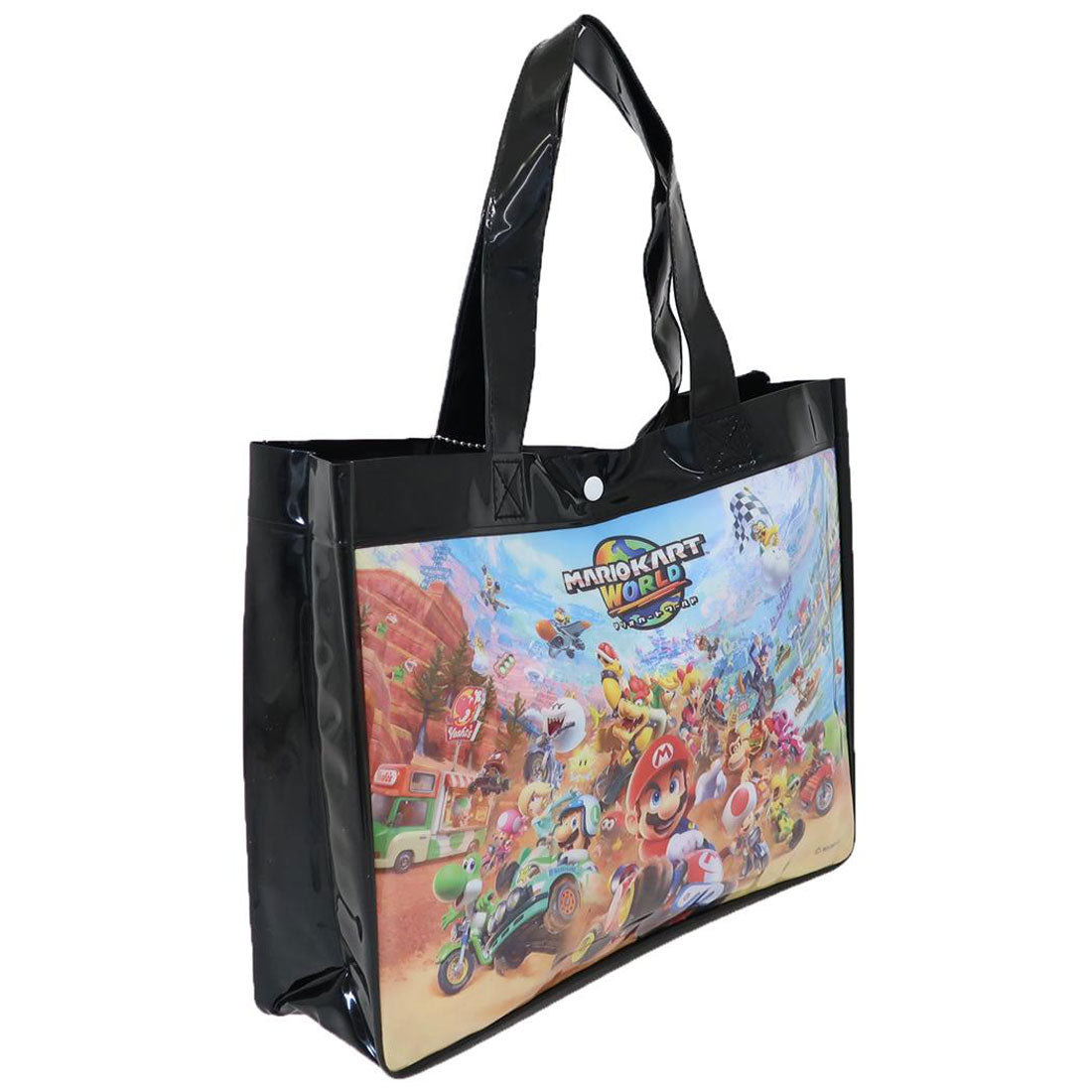 シネマコレクション cinemacollection マリオカートワールド プールバッグ ビーチトートバッグ BLACK  海プール レジャー用品 ビーチバッグ キャラクター グッズ 他
