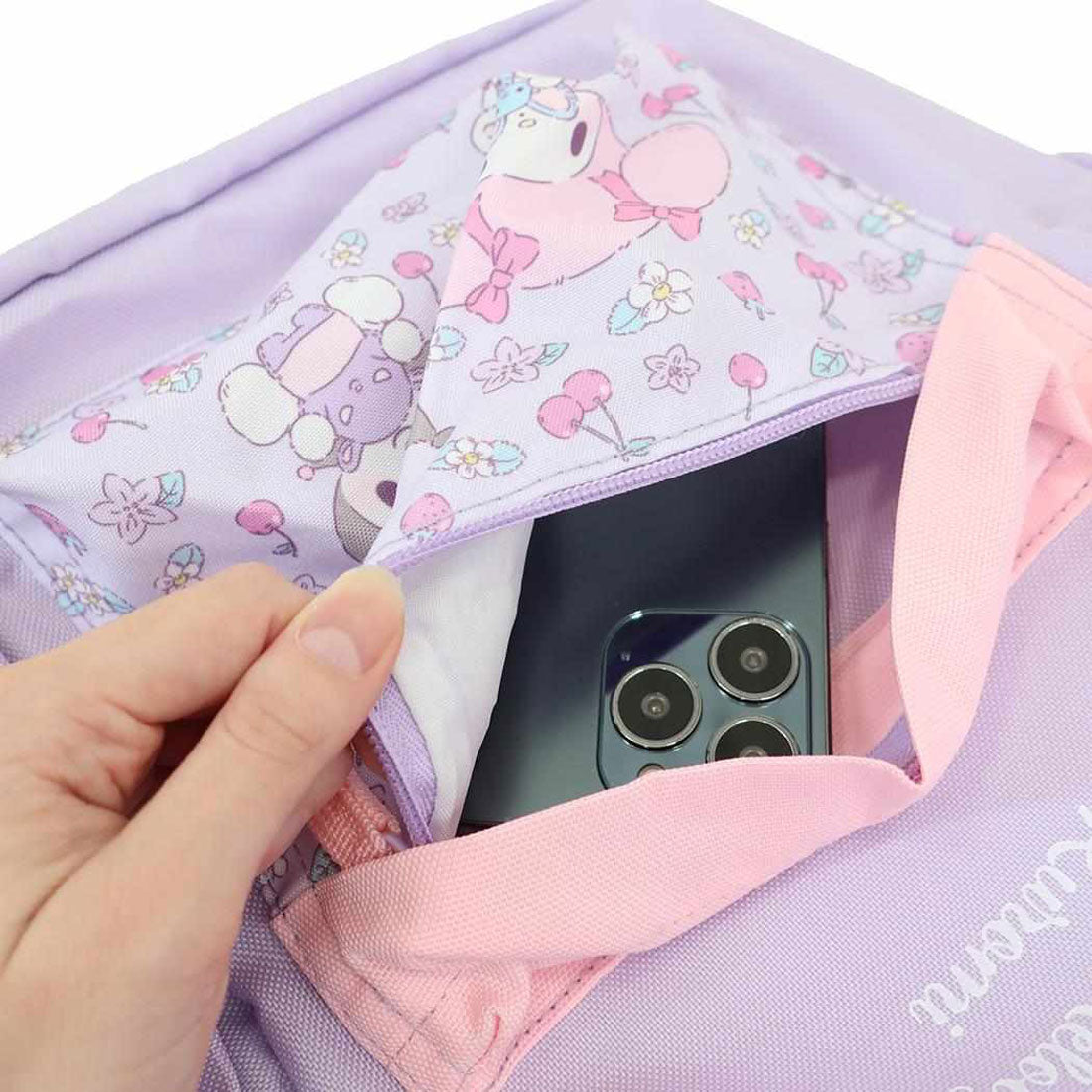 シネマコレクション cinemacollection マイメロディ＆クロミ デイパック 11Lリュック パープル サンリオ マルヨシ 子供用かばん キャラクター グッズ パープル