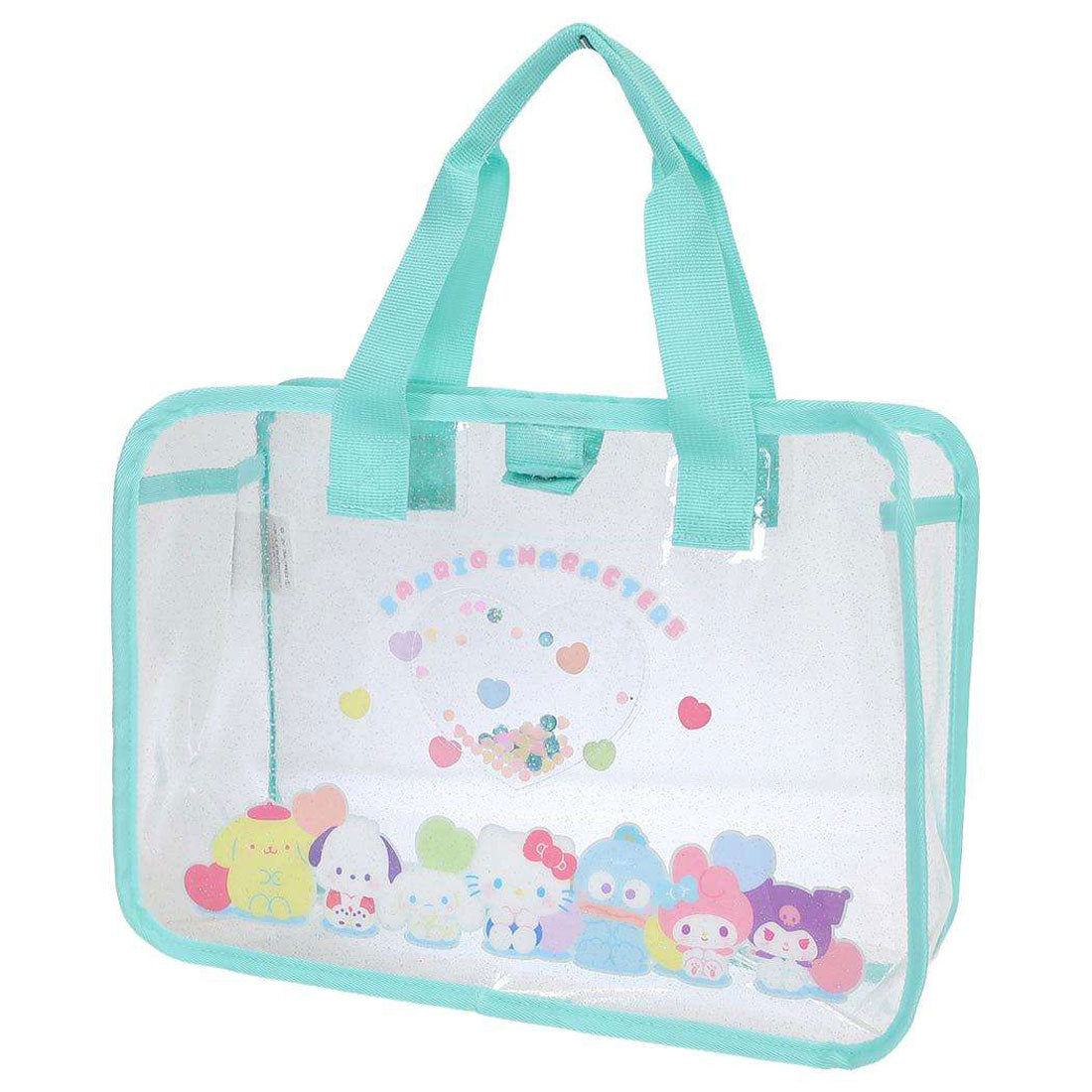 シネマコレクション cinemacollection サンリオキャラクターズ プールバッグ PVCトートバッグ ミント Sanrio マルヨシ 海プール レジャー用品 キャラクター グッズ 他
