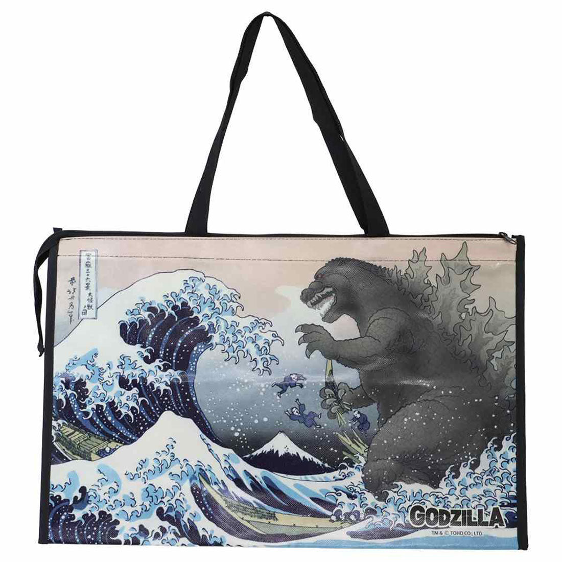 シネマコレクション cinemacollection ゴジラ 買い物かばん ショッピングバッグ 富嶽三十六景 フォーカート エコバッグ キャラクター グッズ マルチカラー