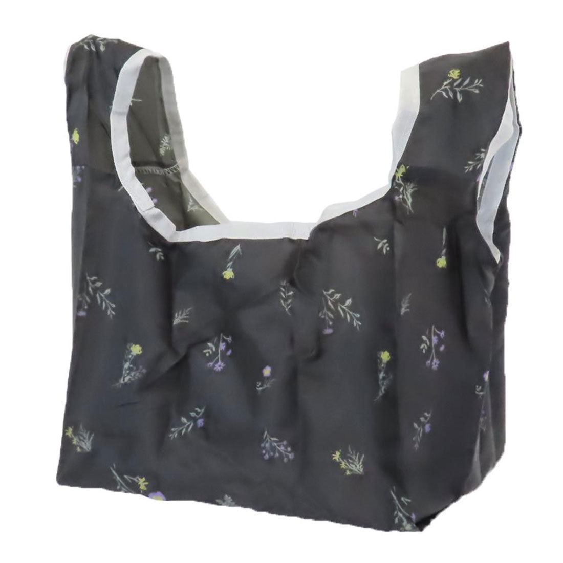 シネマコレクション cinemacollection ショッピングバッグ コンビニエコバッグ ボタニカル BK ミントイン お買い物かばん コンビニ弁当 マチ広 コンパクト グッズ ブラック