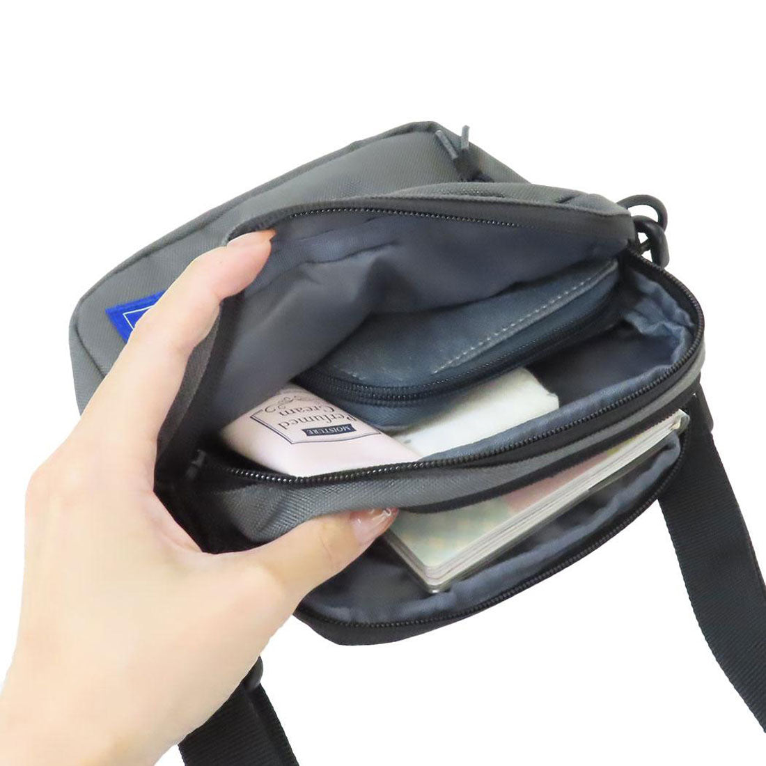 シネマコレクション cinemacollection スヌーピー ショルダーバッグ RE-PET ミニスクエアショルダー BLネーム ジョークール ピーナッツ マリモクラフト 斜め掛けかばん キャラクター グッズ 他