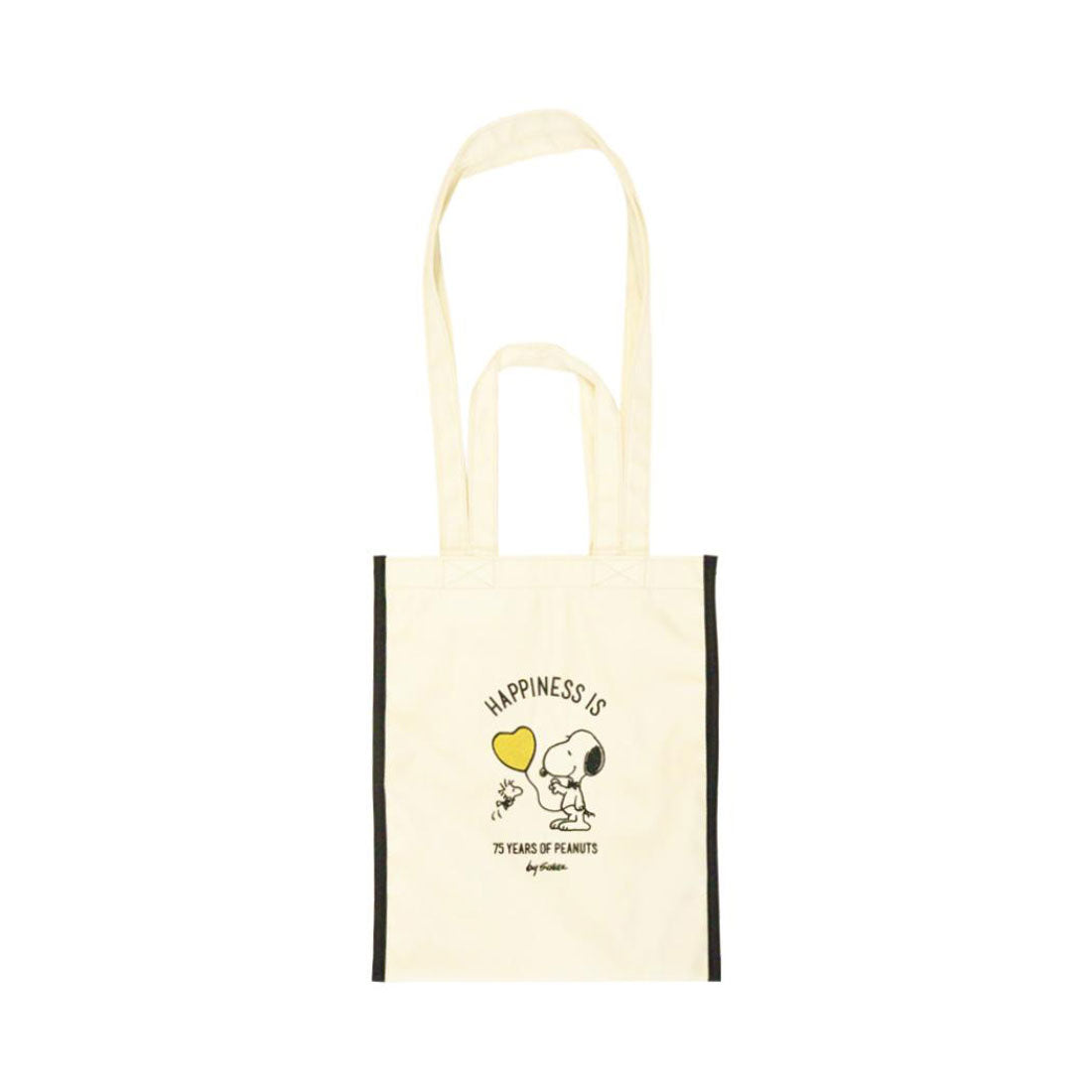 シネマコレクション cinemacollection スヌーピー トートバッグ 2WAY刺繍ショッピングバッグ PN75周年 B ピーナッツ サンスター文具 手提げかばん キャラクター グッズ ホワイト