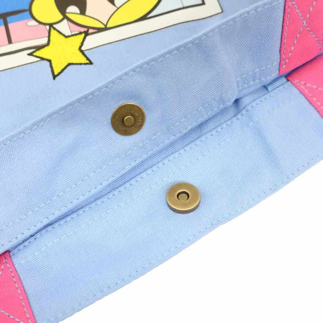 シネマコレクション cinemacollection パワーパフガールズ 手提げかばん トートバッグ BL スモールプラネット お出かけ キャラクター グッズ ブルー