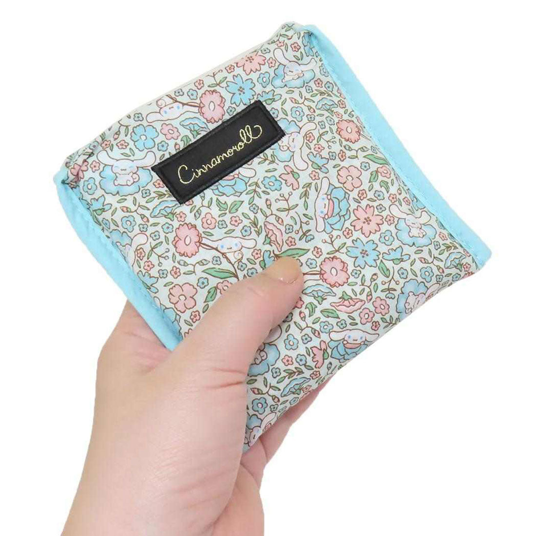 シネマコレクション cinemacollection シナモロール エコバッグ ショッピングバッグ サンベリーナシナモン サンリオ 丸眞 お買い物かばん キャラクター グッズ ブルー