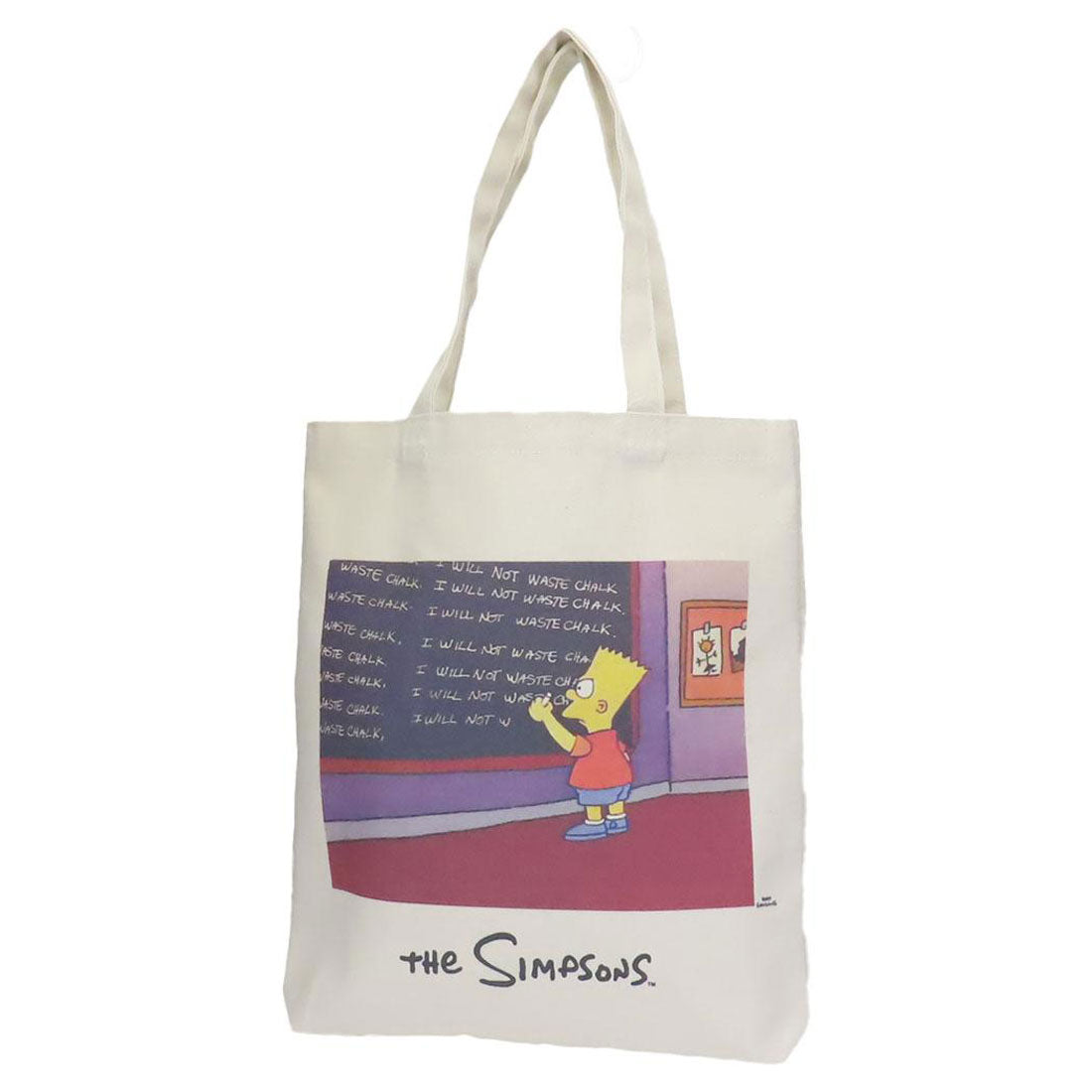 シネマコレクション cinemacollection シンプソンズ 手提げかばん トートバッグ 居残り スモールプラネット サブバッグ キャラクター グッズ ホワイト