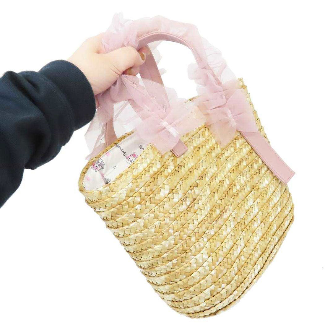 シネマコレクション cinemacollection マイメロディ 手提げかばん チュールハンドルトートバッグ サンリオ アートウエルド ハンドバッグ キャラクター グッズ ピンク