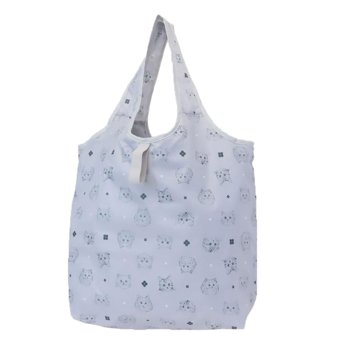 シネマコレクション cinemacollection ショッピングバッグ かるい保冷エコバッグ キャットフェイスPL ねこ ミントイン お買い物かばん 軽量 折りたたみ コンパクト 保温 グッズ ブルー