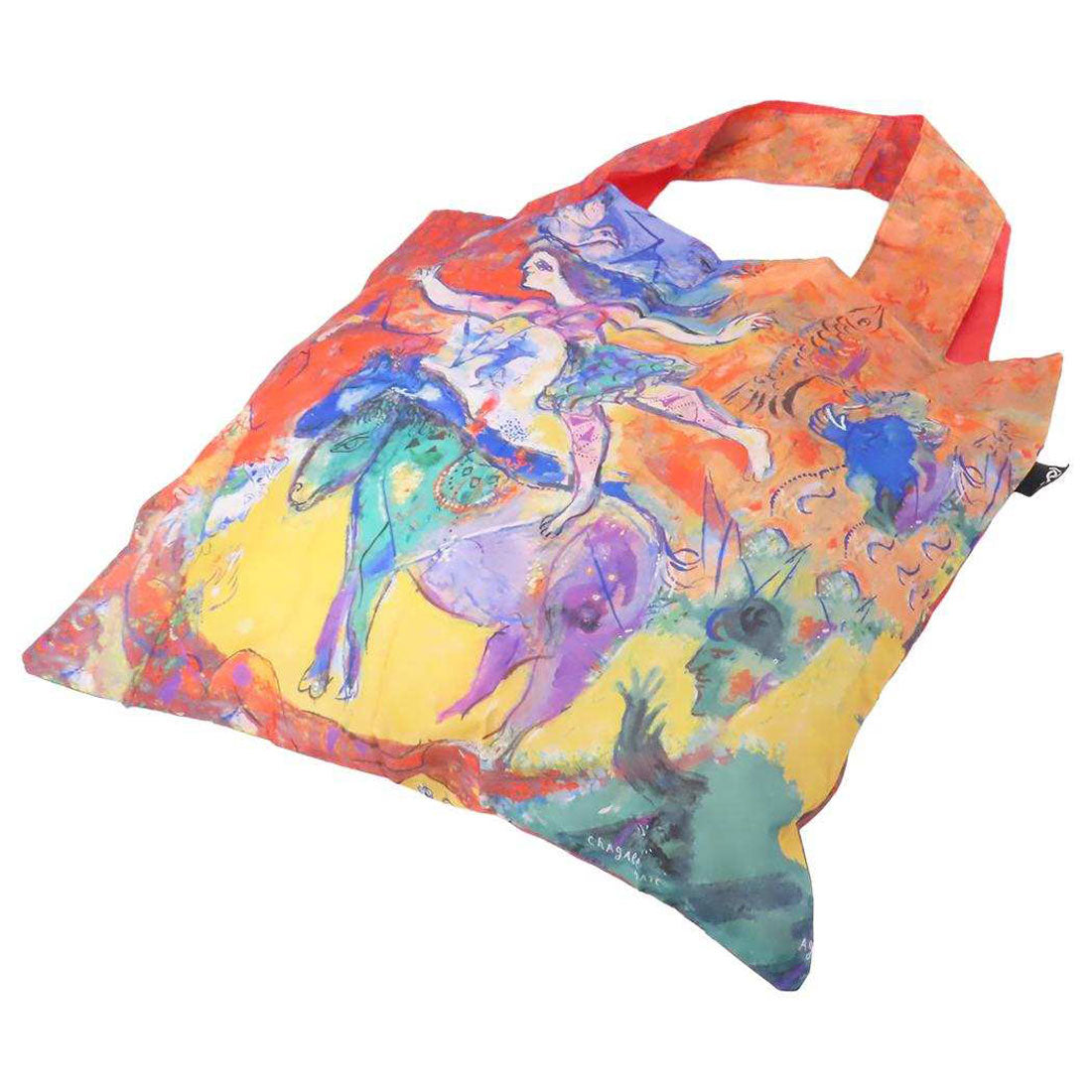 シネマコレクション cinemacollection マルク シャガール エコバッグ Bag The Circus LOQI ローキー エーワイ MARC CHAGALL お買い物バッグ グッズ レッド