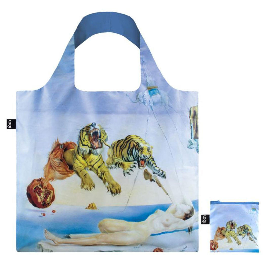 シネマコレクション cinemacollection サルバドール ダリ エコバッグ Bag Dream Caused by the Flight of a Bee LOQI ローキー エーワイ SALVADOR DALI お買い物バッグ グッズ マルチカラー